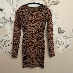 BCBGMaxAzria Leopard Dress